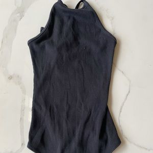 Abercrombie & Fitch Ribbed Tie-Back Bodysuit
